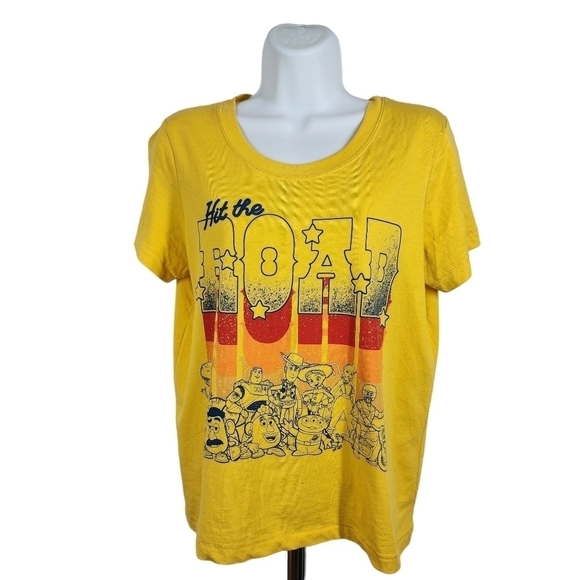 PIXAR DISNEY TOY STORY "HIT THE ROAD" TEE SHIRT - Picture 1 of 10